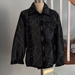 Vintage Yak Magik Fall Jacket Wearable Art size Large